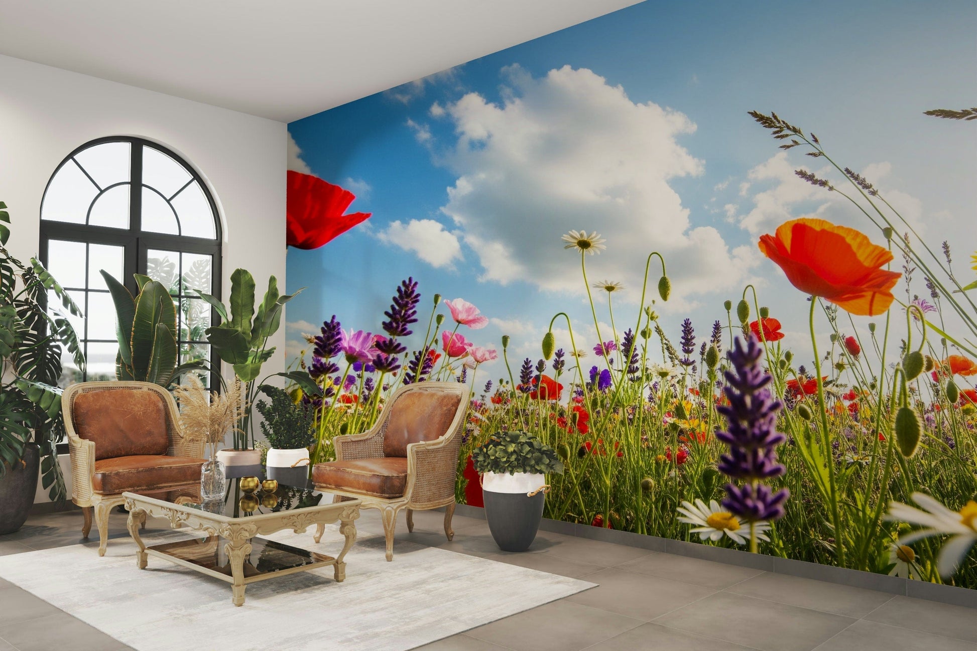 Wallpaper for walls with a fantastical landscape

