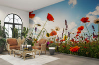 Mural wallpaper capturing a peaceful atmosphere

