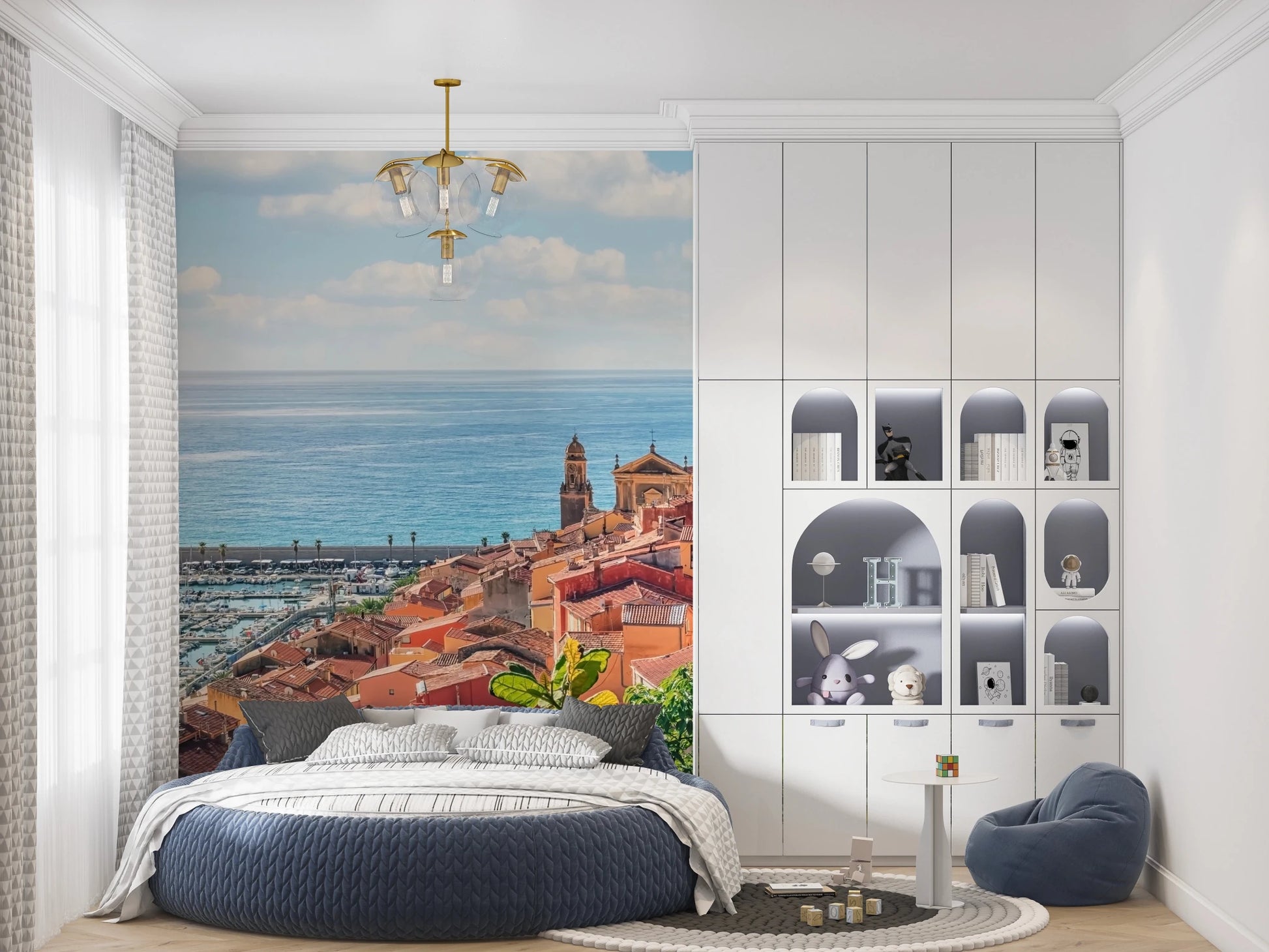 Mediterranean Vista Wall Mural