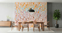 Abstract contemporary swirls Melting Colors wallpaper for walls artistic pattern.