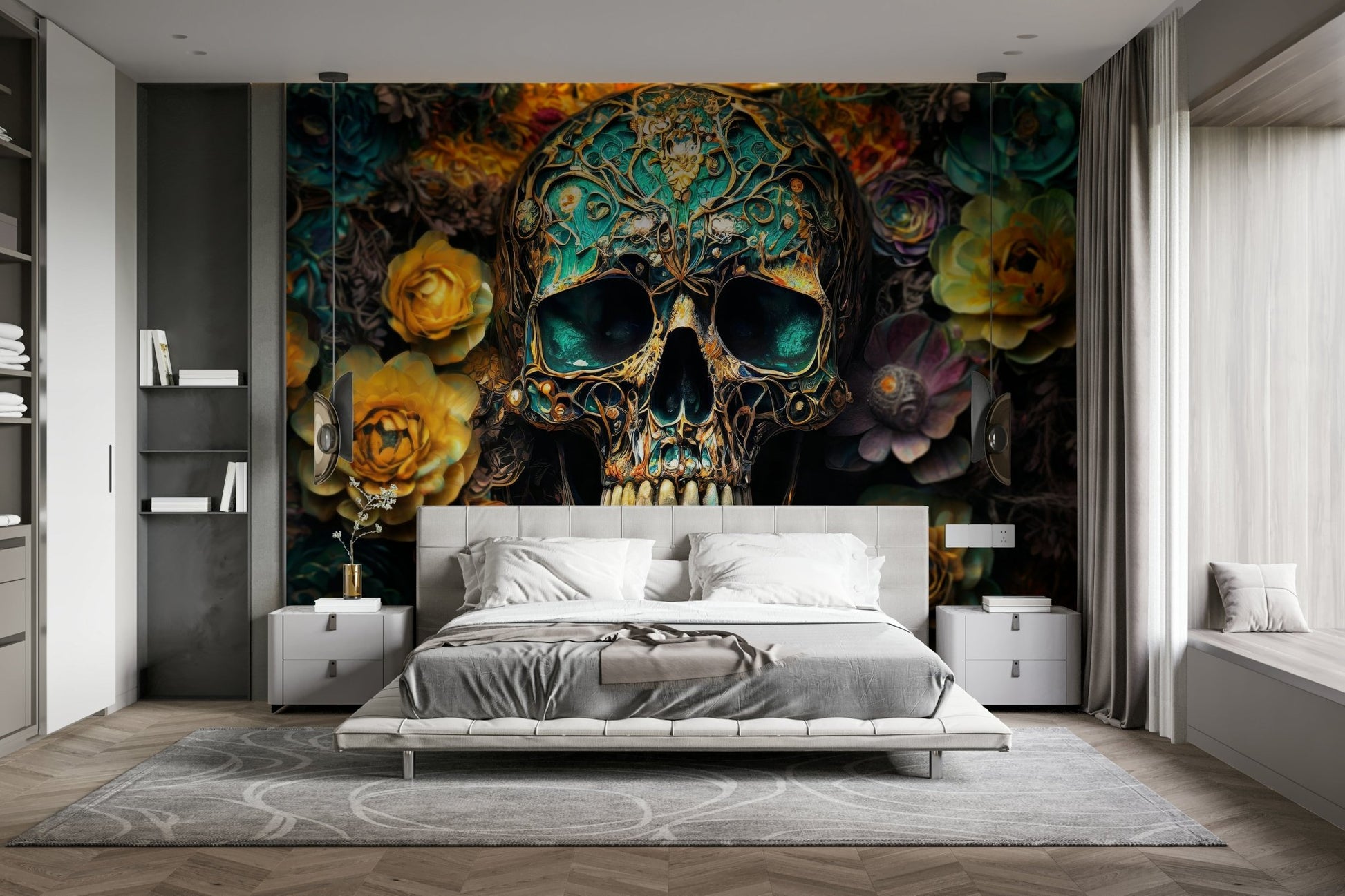 Ideal for modern living rooms or bedrooms with a bold statement

