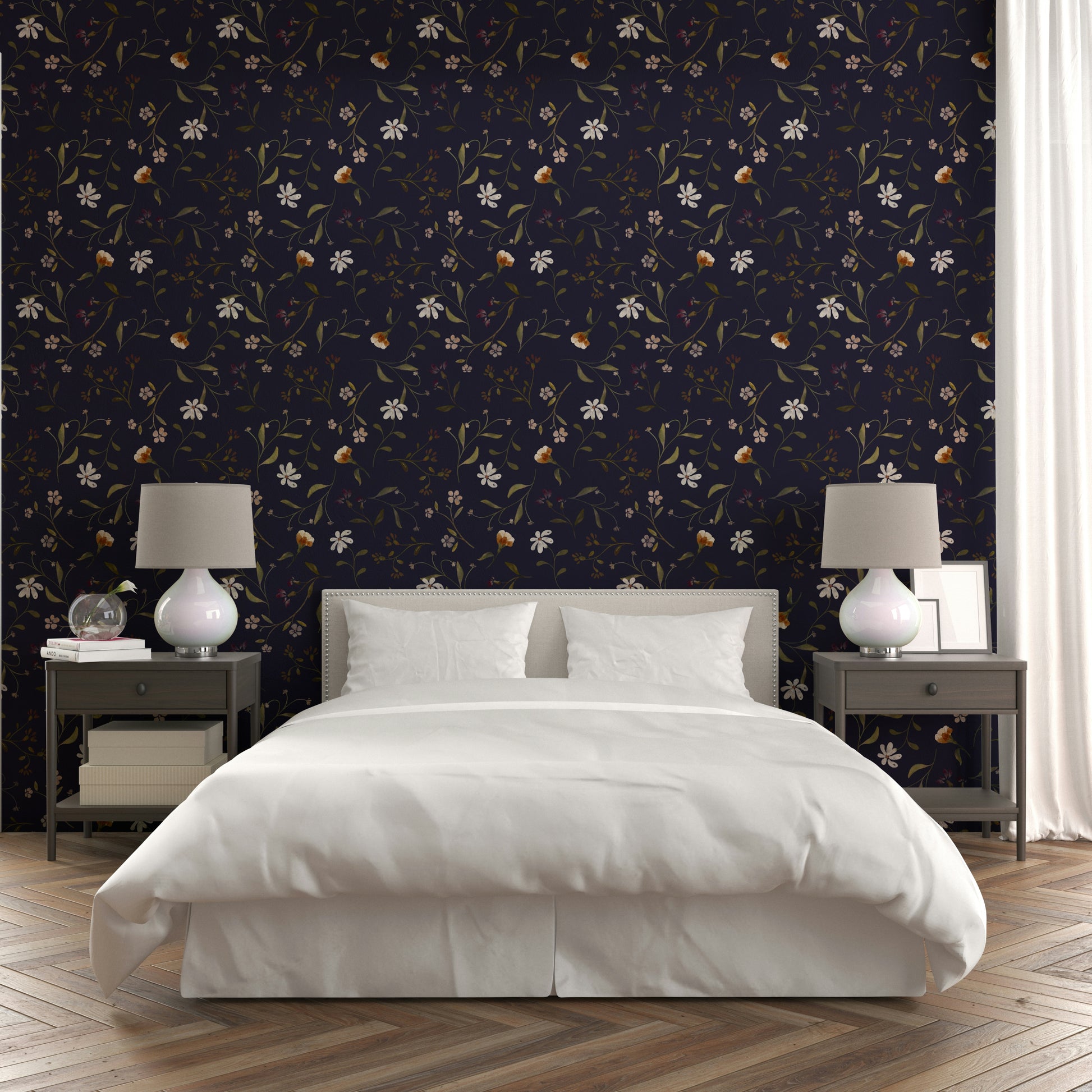 Light-toned wallpaper evoking memories in bloom

