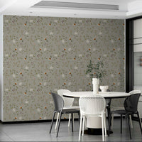 Romantic interior with Memories in Petals wallpaper

