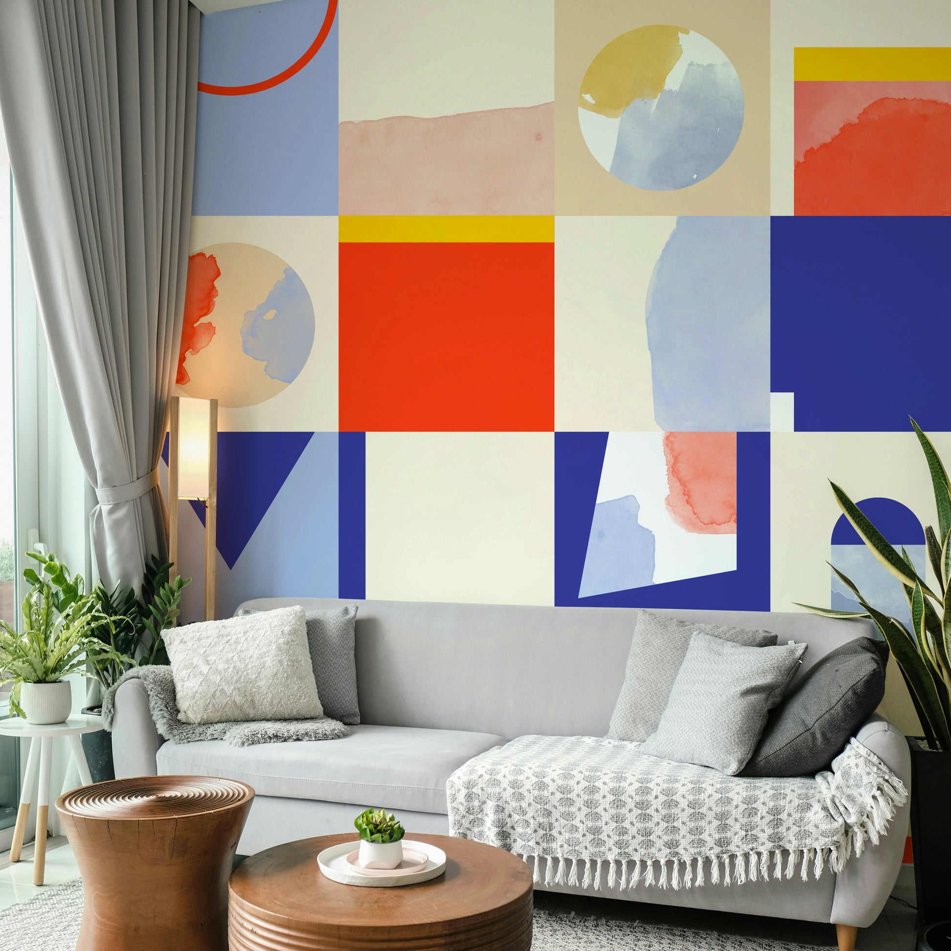 Calm abstract wallpaper for walls


