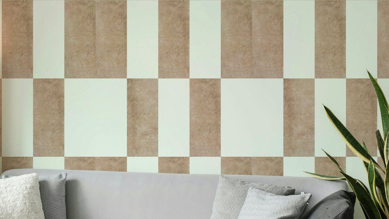 Mescolanza 19 mural wallpaper with abstract design

