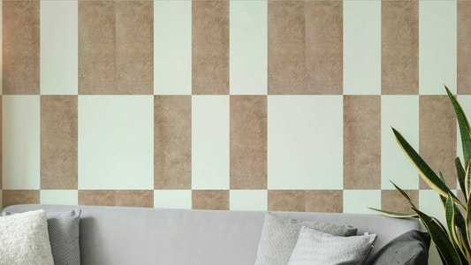 Mescolanza 19 mural wallpaper with abstract design

