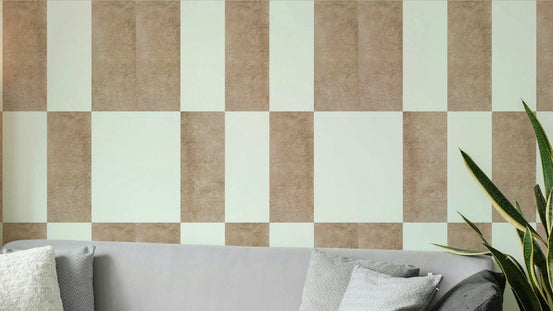 Mescolanza 19 mural wallpaper with abstract design

