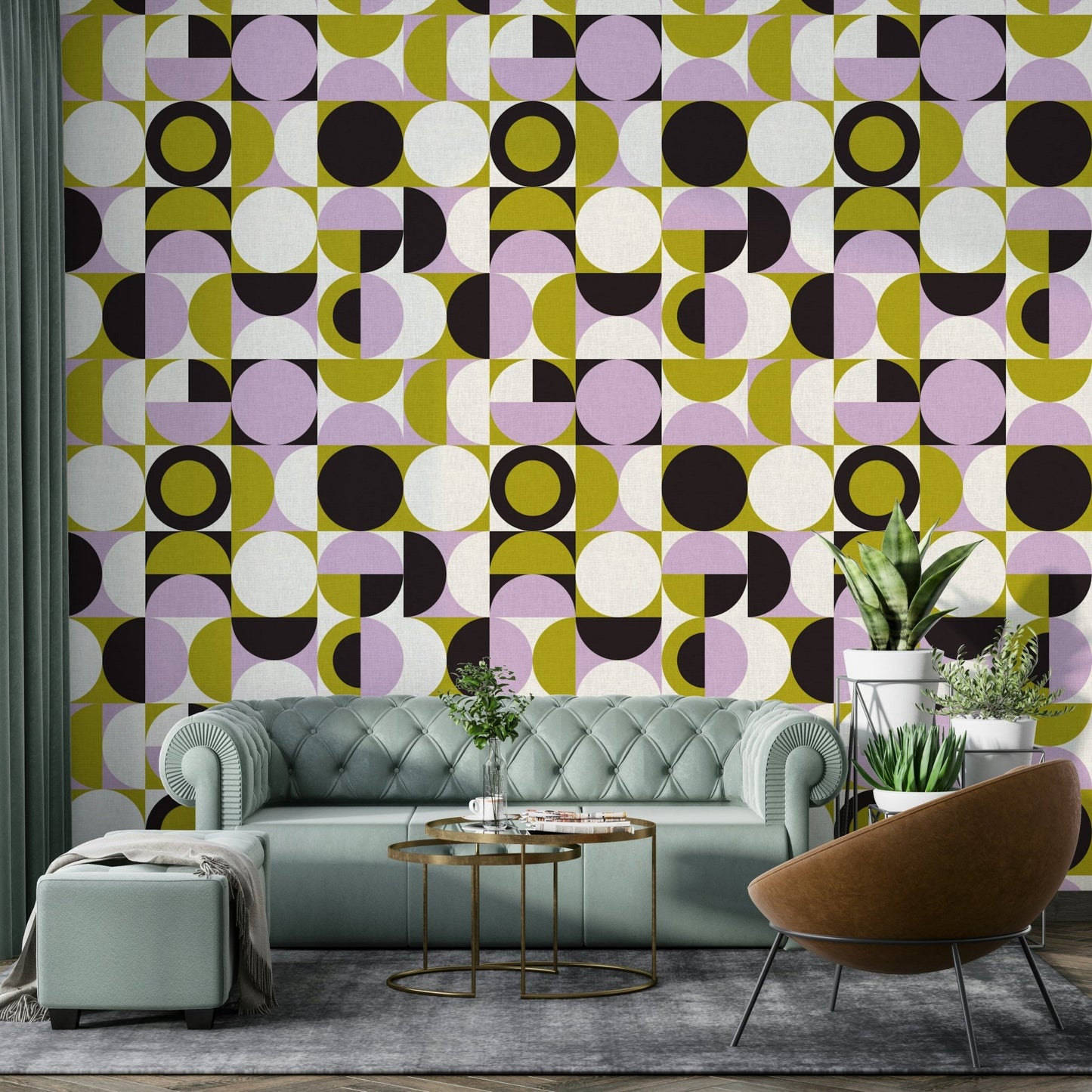 Mescolanza Wallpaper in blended neutral tones

