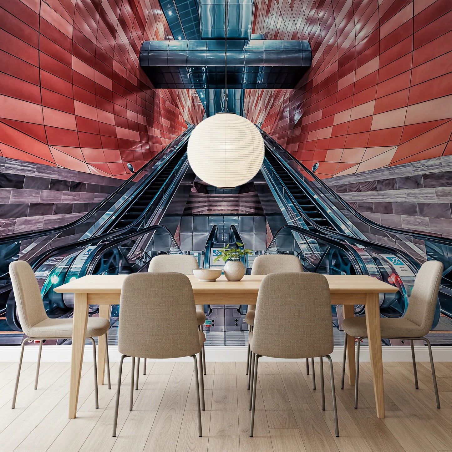 Metropolis Ascent Wall Mural