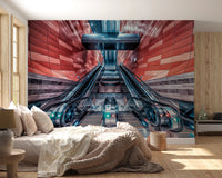 Metropolis Ascent Wall Mural