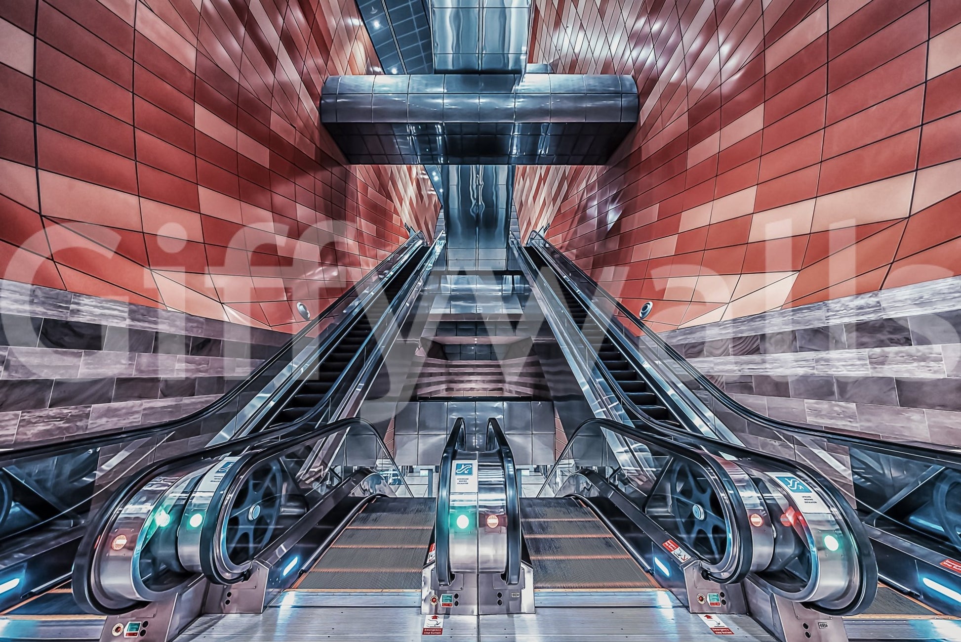 Metropolis Ascent Wall Mural