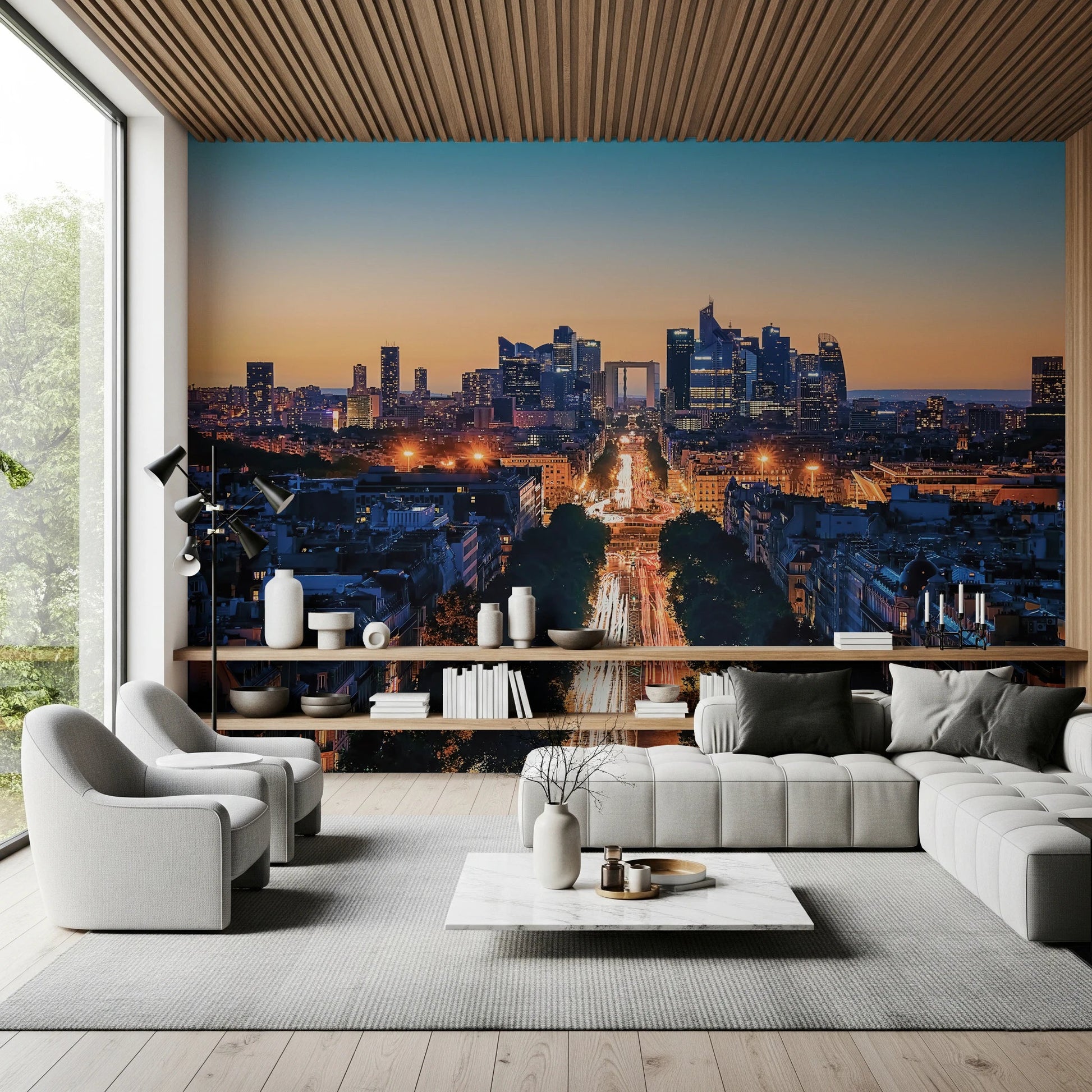 Metropolis Dusk Wall Mural