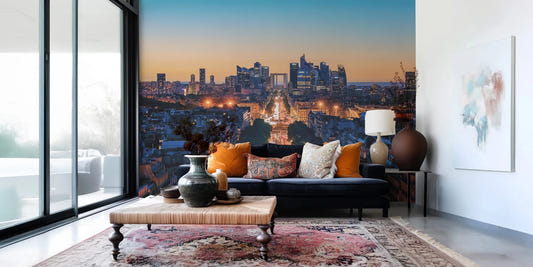 Metropolis Dusk Wall Mural