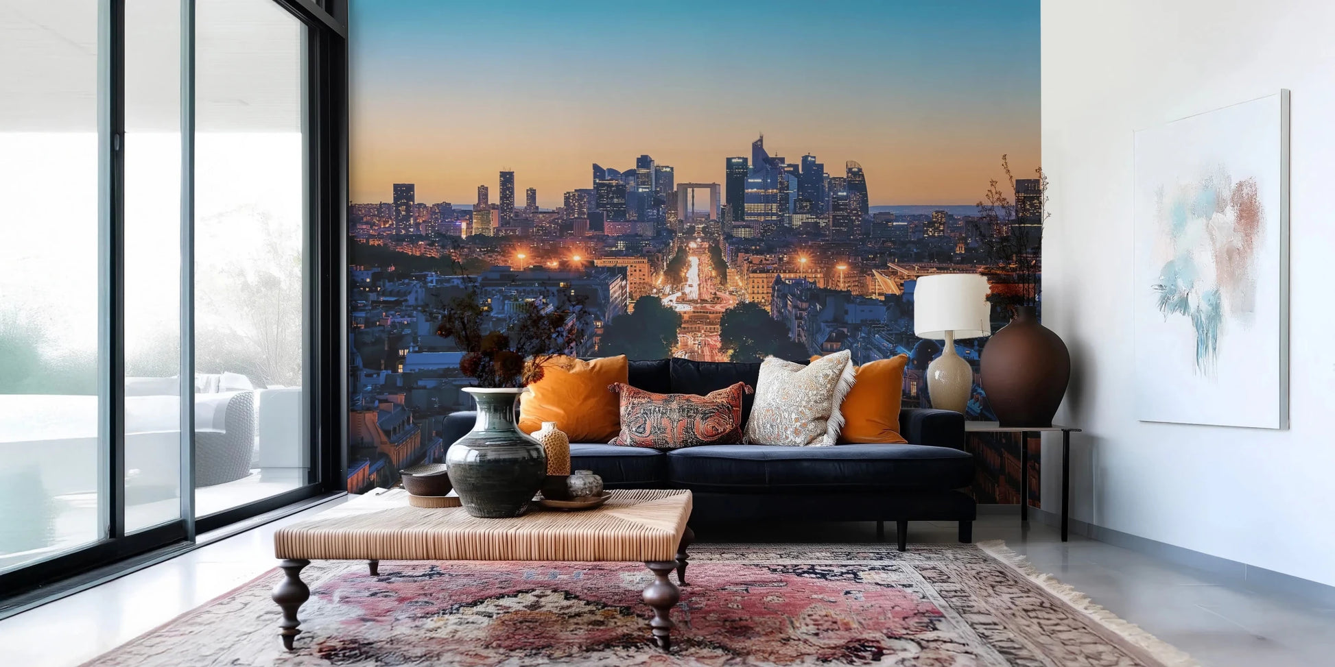 Metropolis Dusk Wall Mural