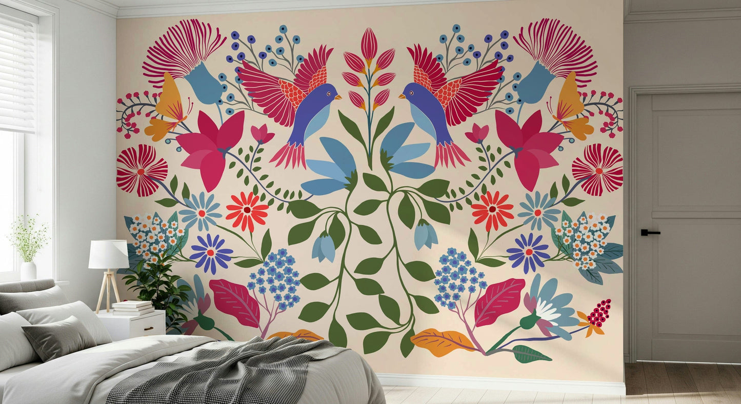 Mexican Garden Wall Mural