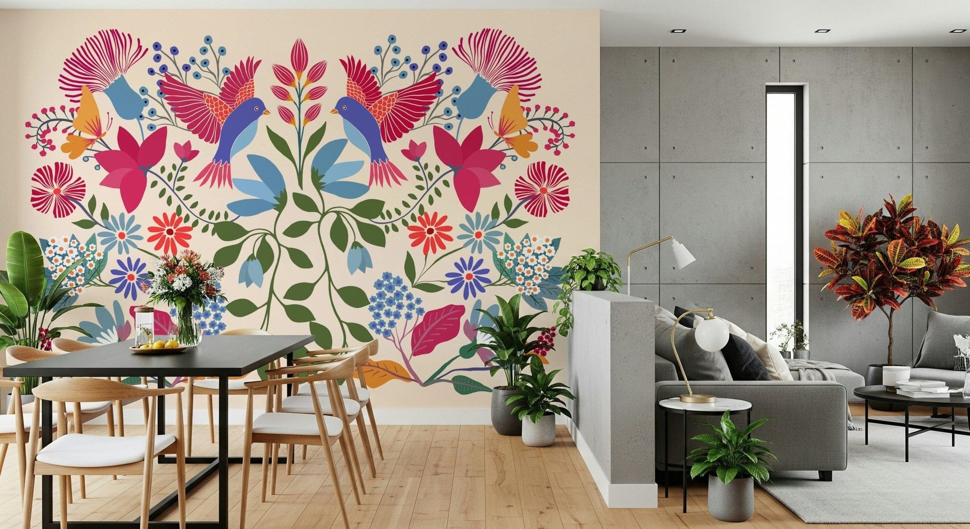 Mexican Garden Wall Mural