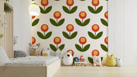 Stylish vintage floral wallpaper perfect for modern homes.


