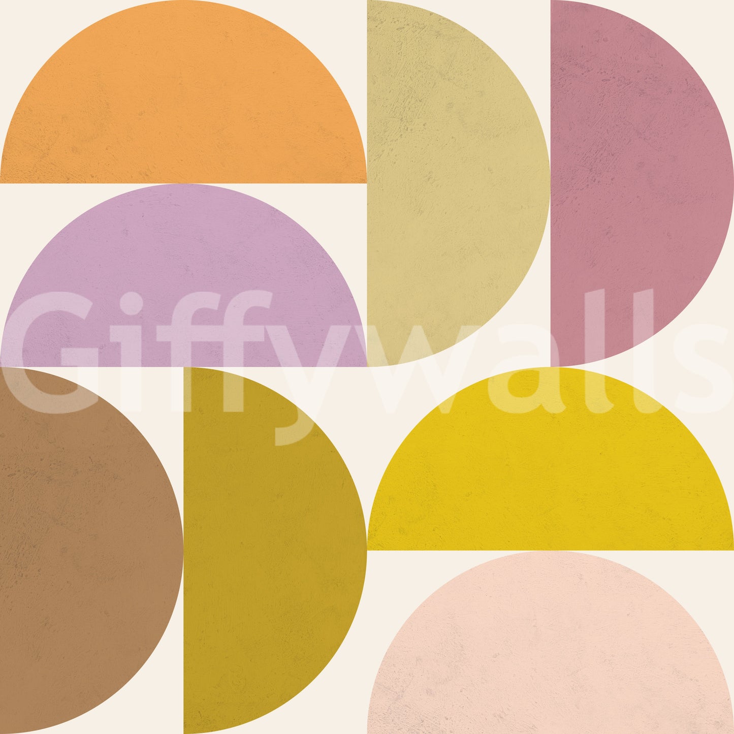 Mid-Century Modern Hues Wallpaper⁠