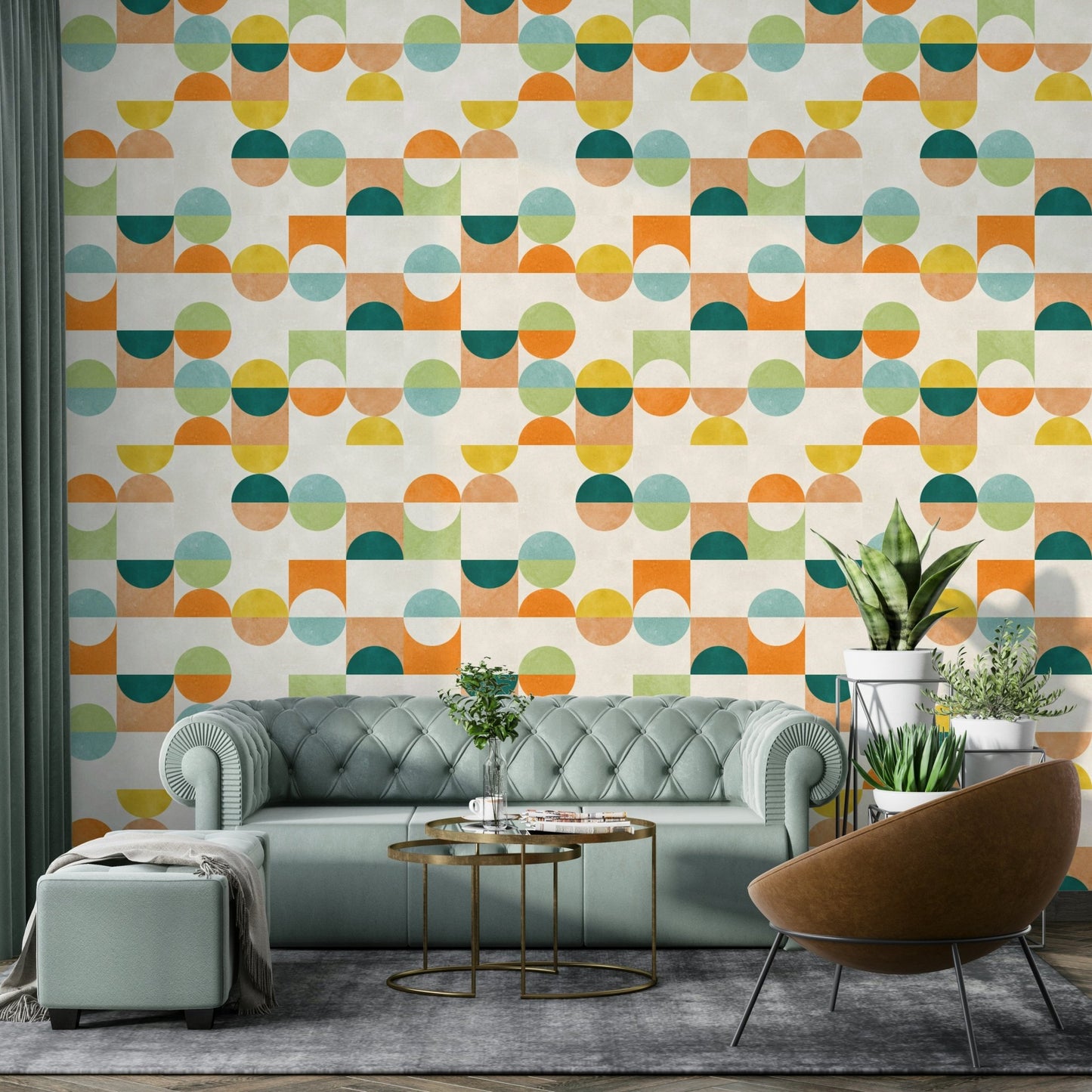 The room feels stylish and contemporary due to the classic design.

