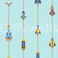 The wallpaper has a smooth, non-reflective matte finish.

