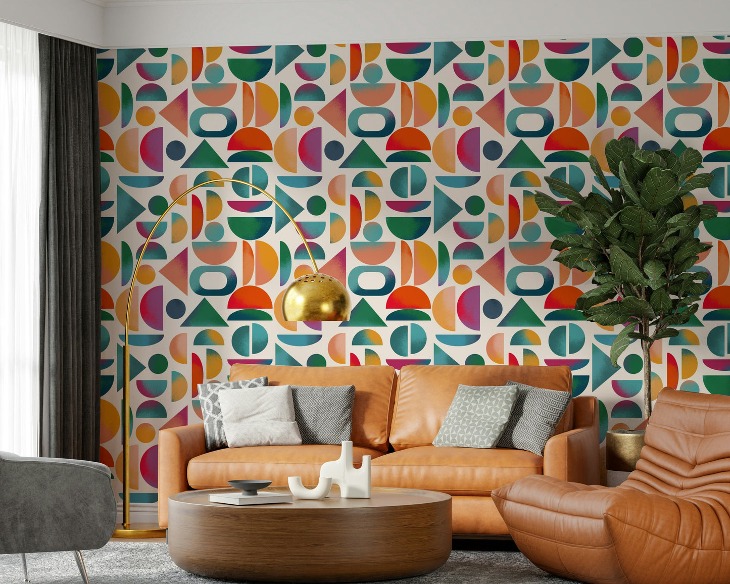 Mid-Century Pop Wallpaper⁠