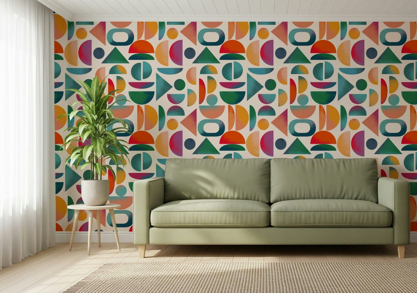 Mid - Century Pop Wallpaper⁠