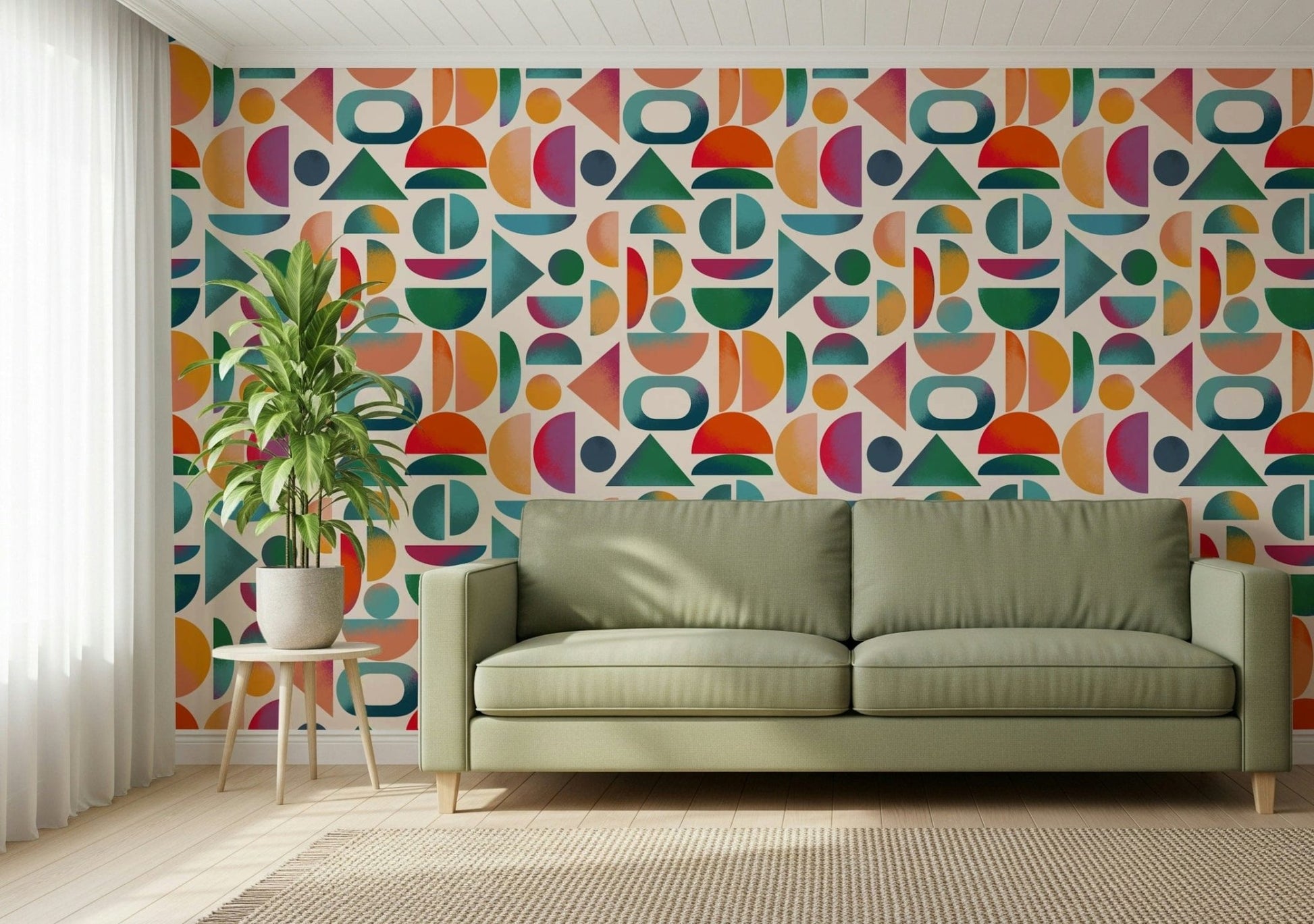 Mid - Century Pop Wallpaper⁠