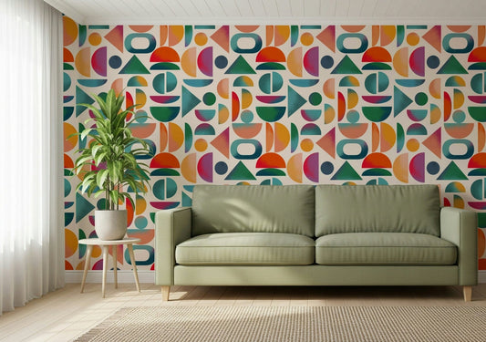 Mid - Century Pop Wallpaper⁠