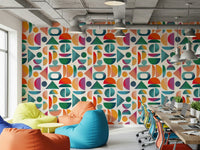 Mid - Century Pop Wallpaper⁠