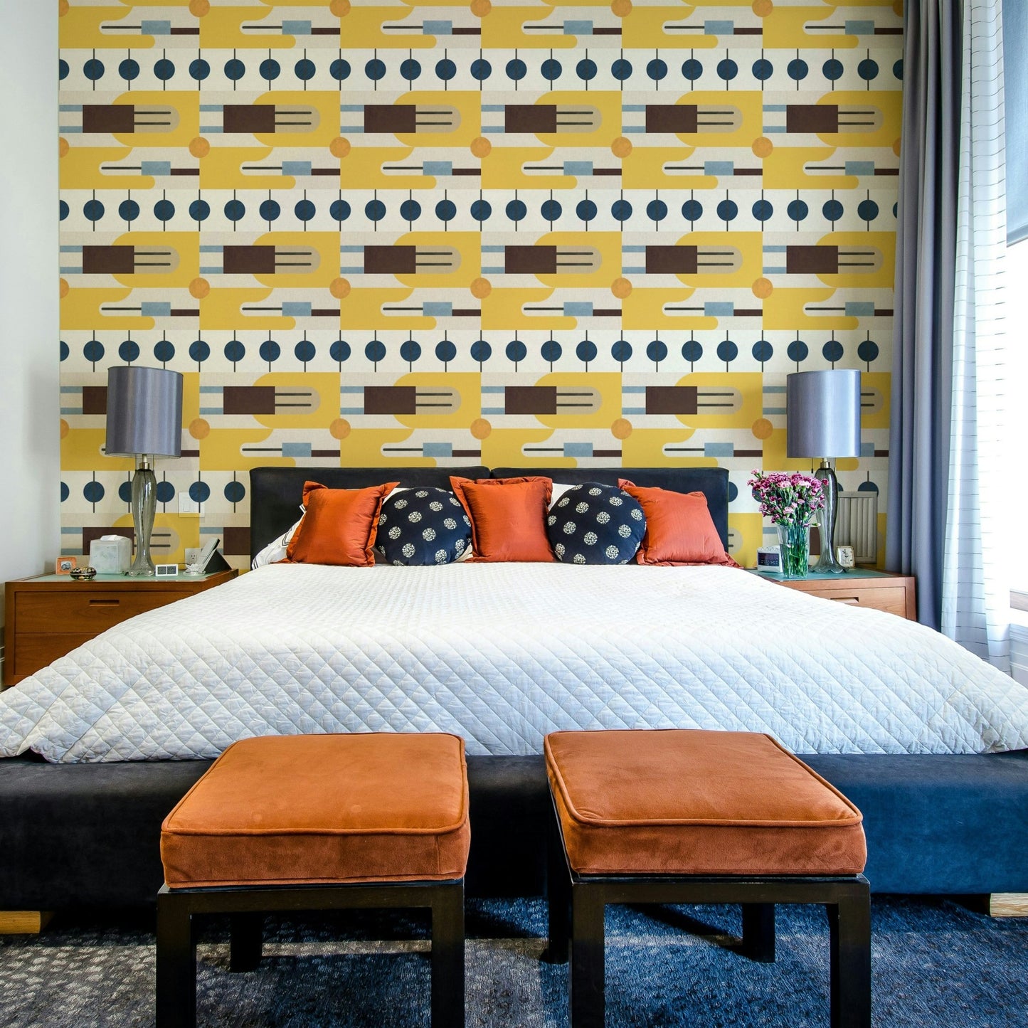 1960s aesthetic wallpaper for modern homes

