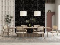 Bloomscape wallpaper with lush spring flowers adding a romantic, natural vibe.