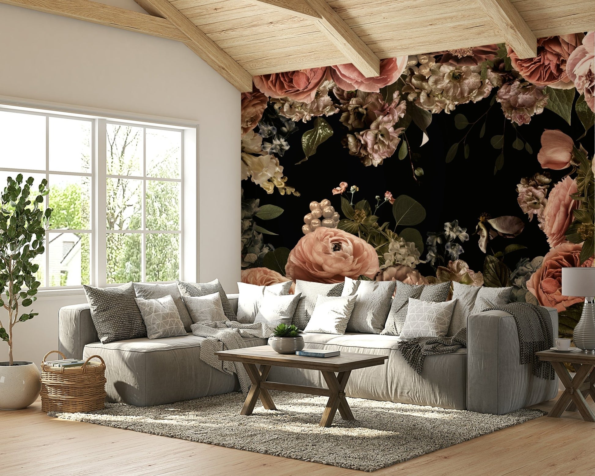 The style is moody and feels very elegant and mysterious.

