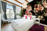 A classic noir garden wall covering.