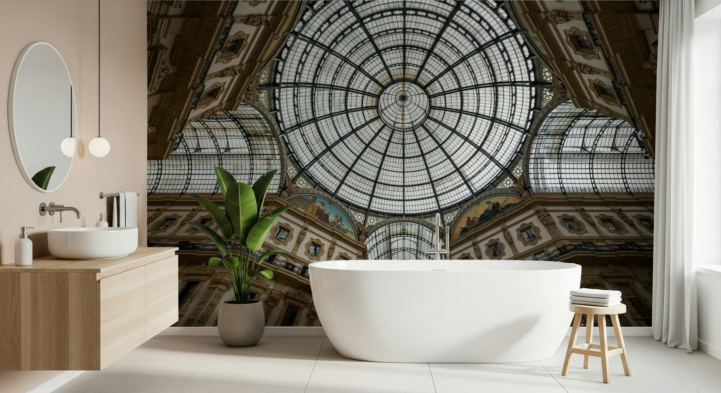Historic Milan Wall Mural – Majestic mural capturing the iconic cathedral and its stunning Gothic architecture.