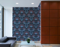Captures the essence of classic design with a bold color scheme.
