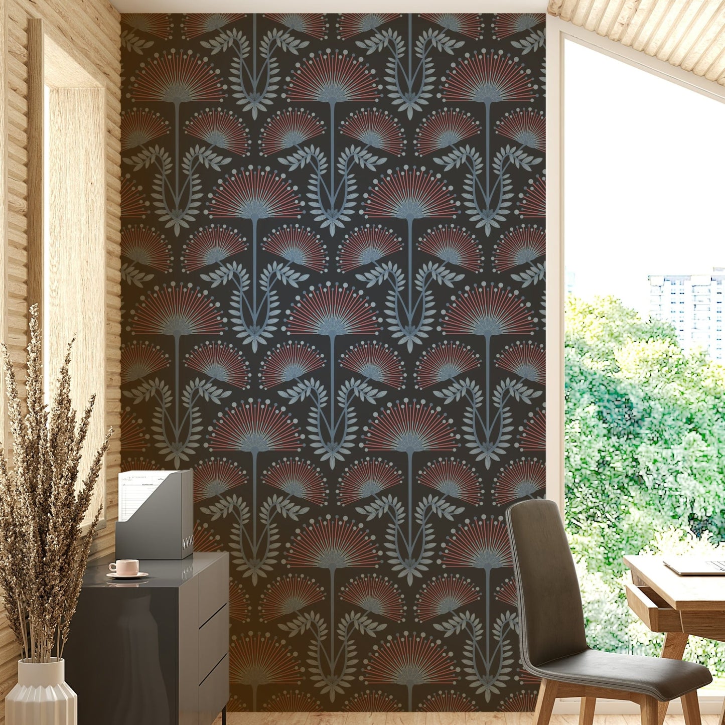 Suitable for a traditional, Art Deco, or contemporary elegant interior.
