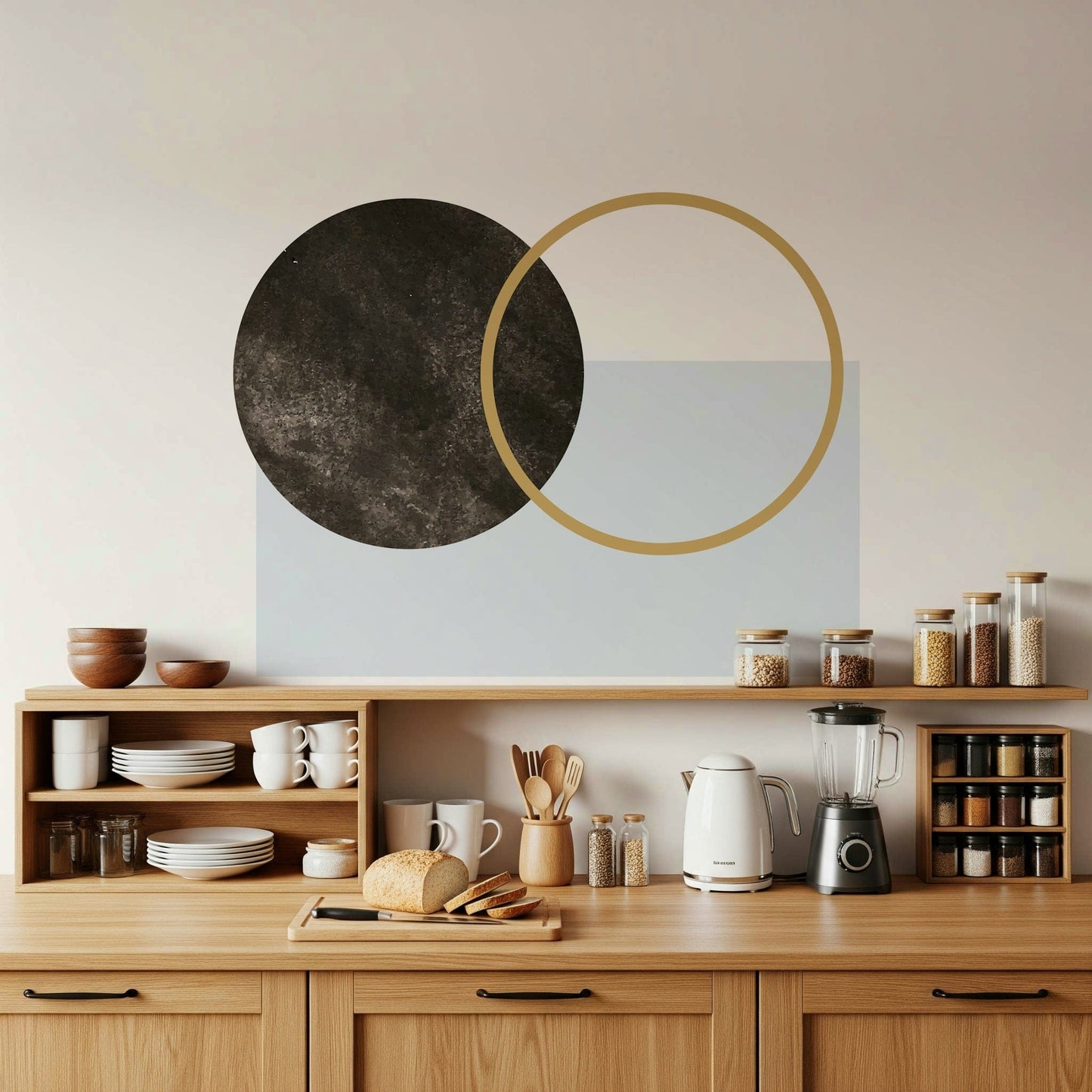 Wallpaper for walls featuring a bold charcoal and light gold aesthetic.