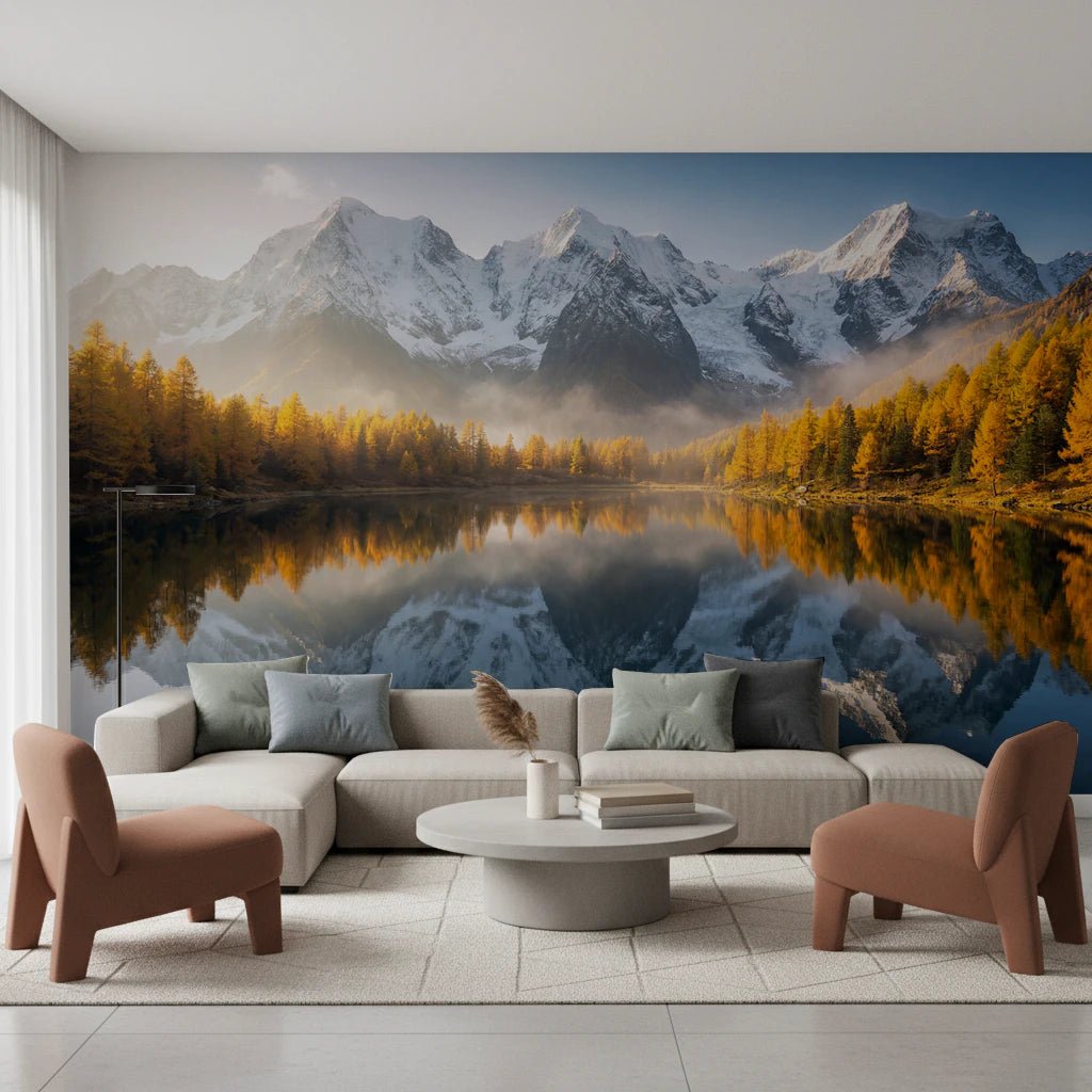 Mirror Mountain Vista Wall Mural