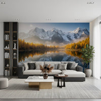 Mirror Mountain Vista Wall Mural