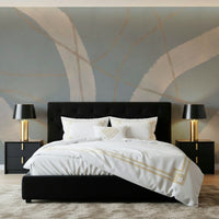 A serene flowing design wall mural for your decor.