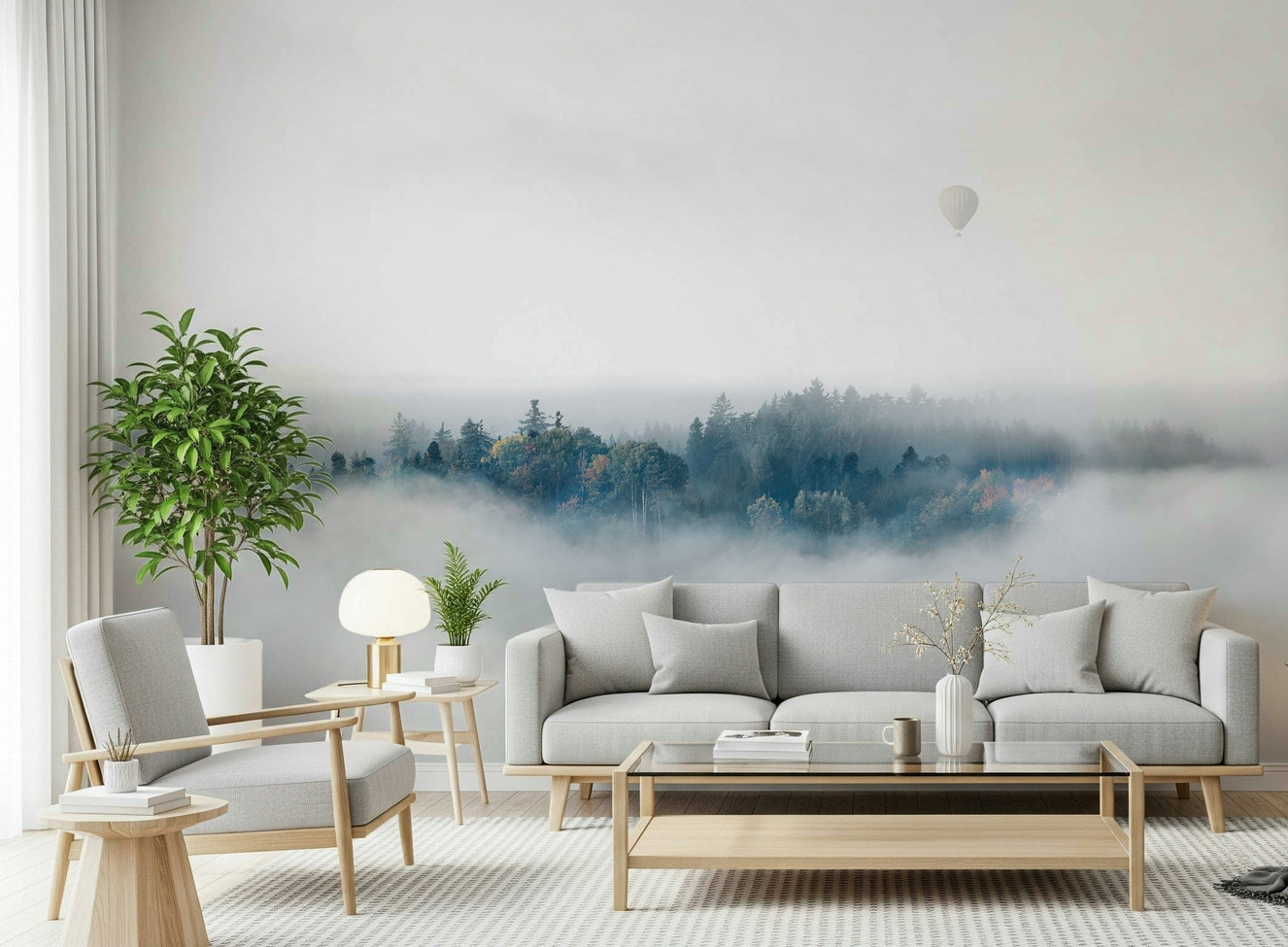 Above the Mist Wall Mural -2174342