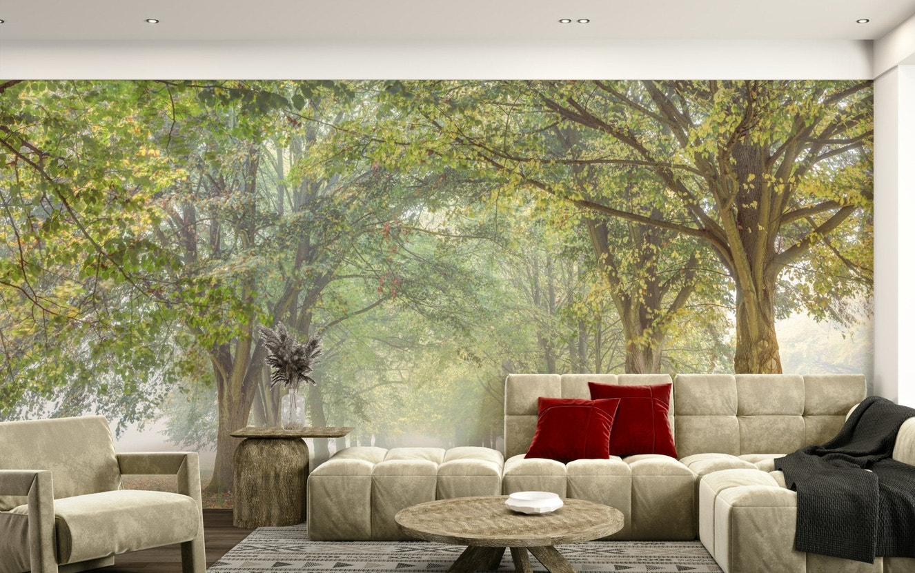 The design has a very calming and serene effect on the space.

