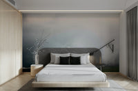 A detail shot of the rolling hills in the wallpaper.