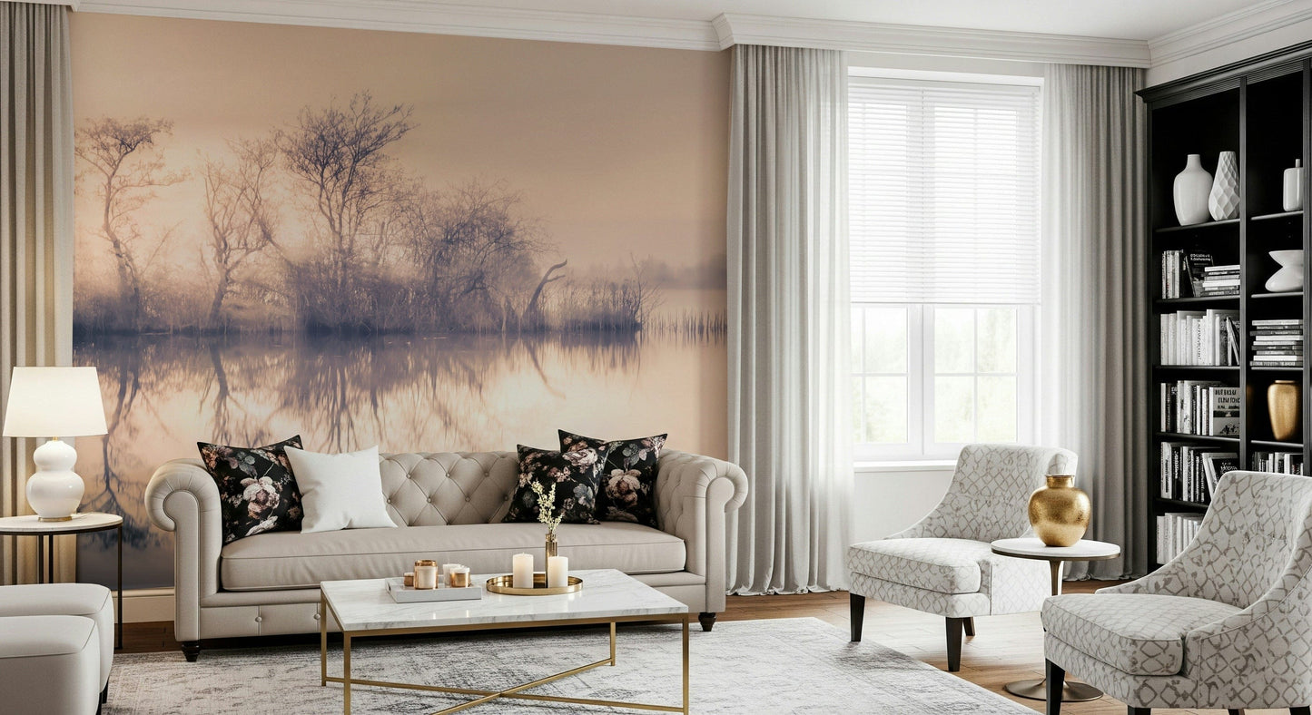 Inspiring Serene Reflections design with minimalist water patterns.