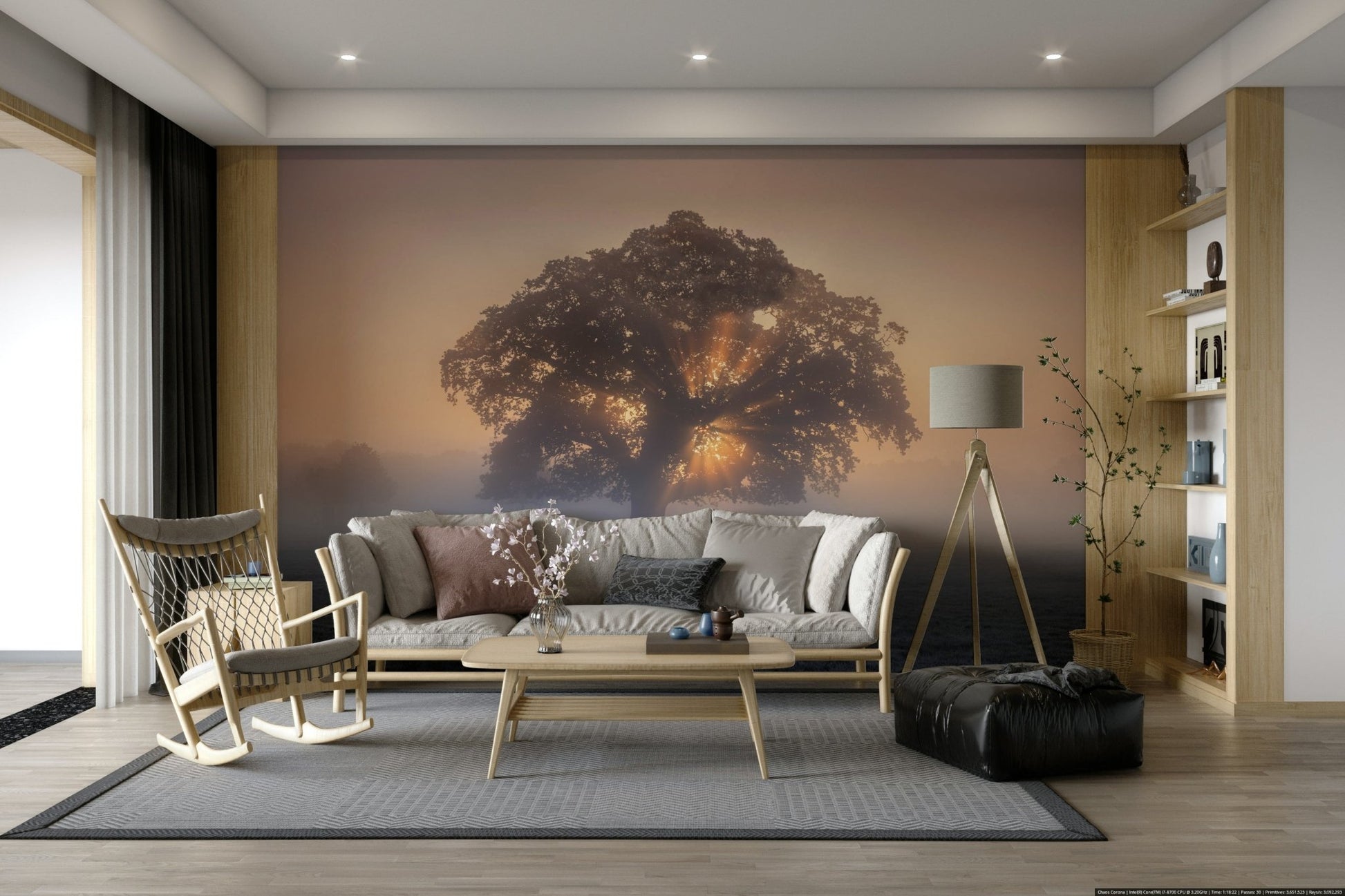 A soft, ethereal mist fills the air.

