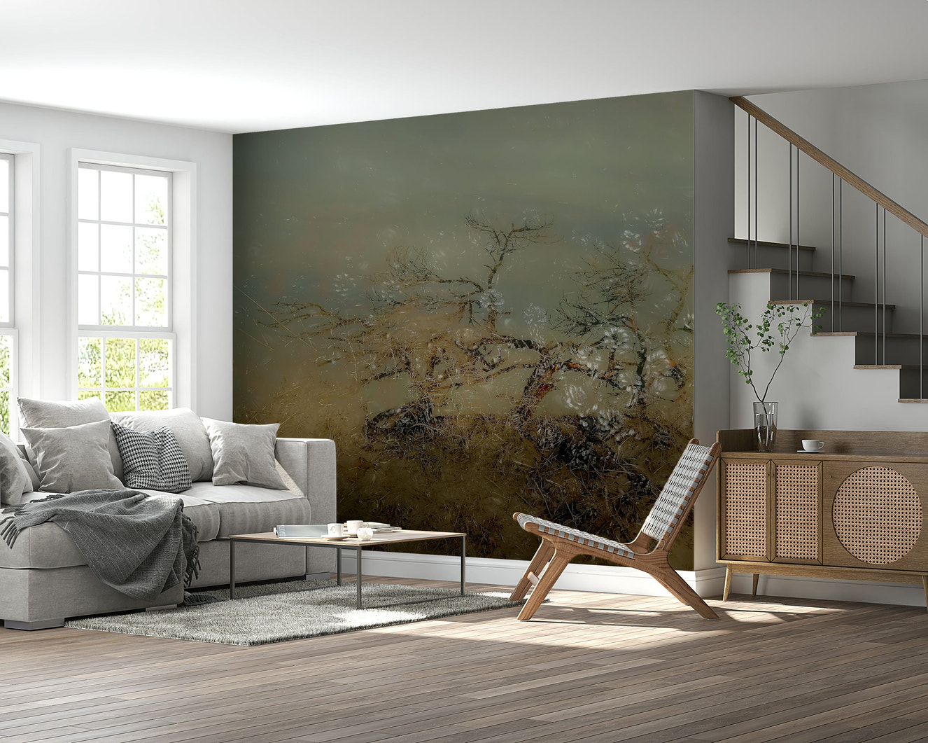 Misty Reflections Wall Mural -1737279