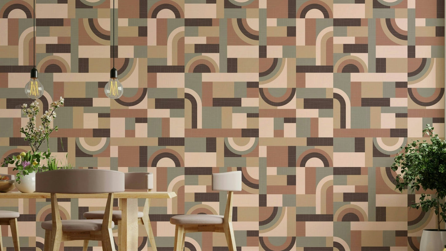 The colors are a warm, uniform mocha brown.

