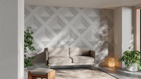 Modern 3D geometric illusion wallpaper for stylish walls
