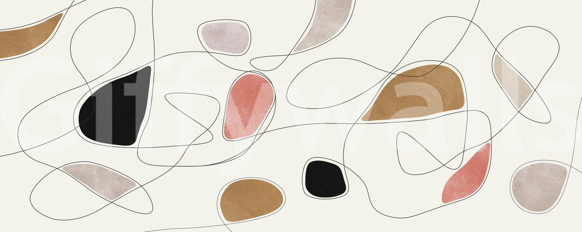 The wallpaper has a smooth, non-reflective matte finish.

