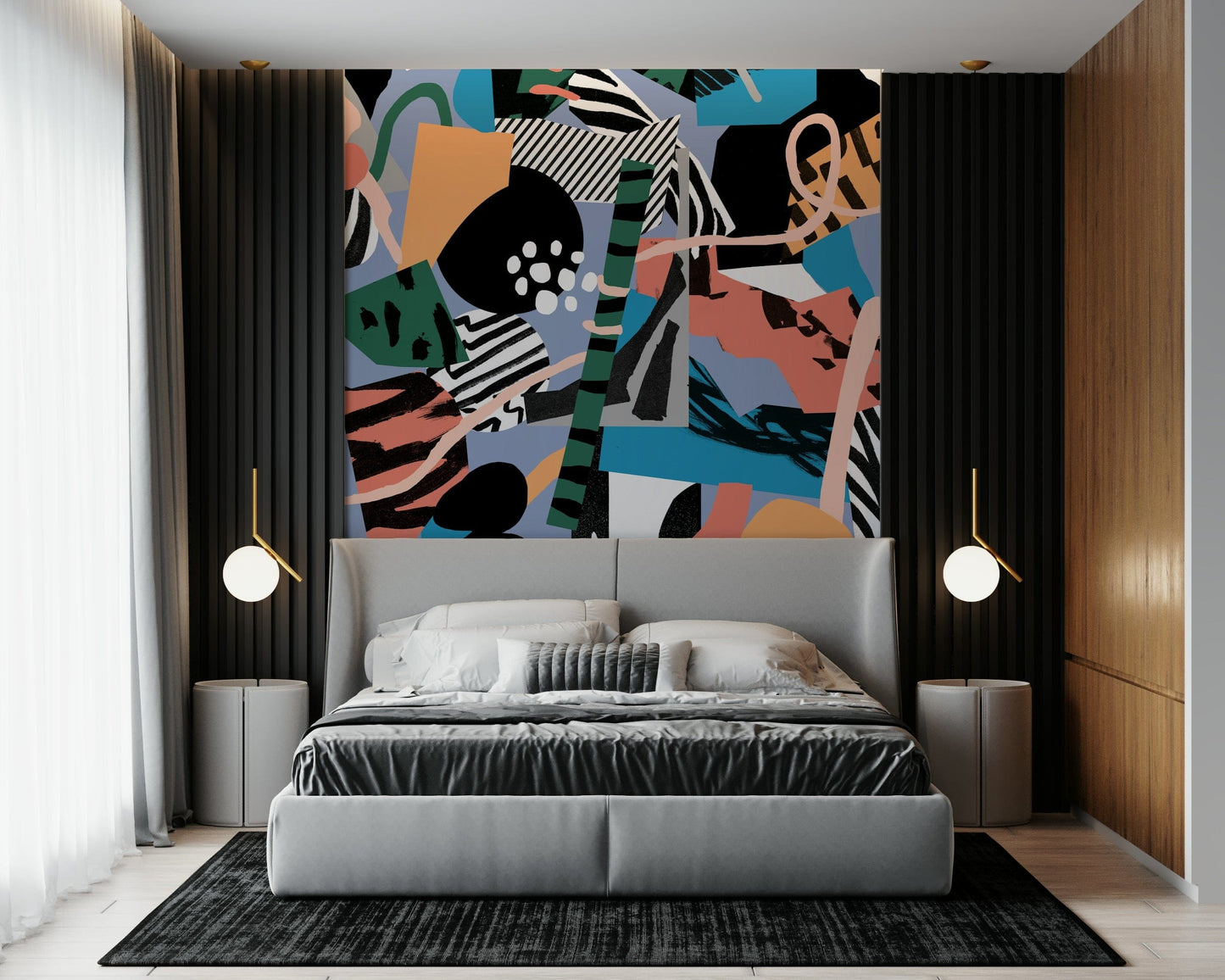 A classic abstract design wallpaper for walls.

